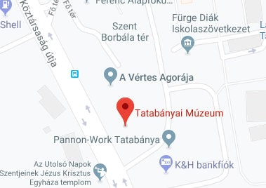Tatabányai múzeum térkép